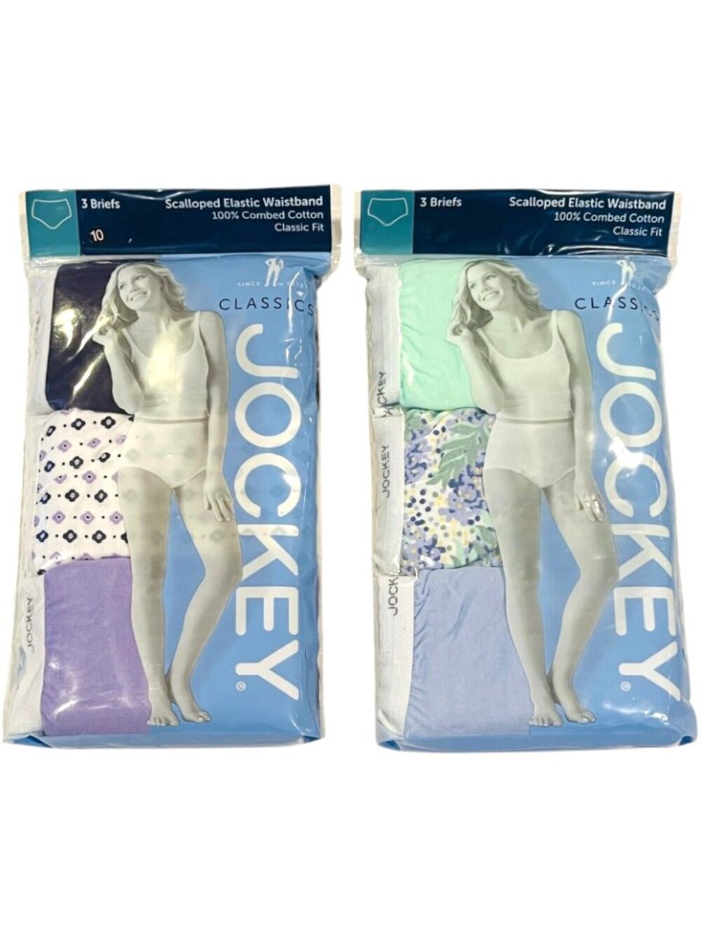 JOCKEY Classics Size 10 Briefs / 100% Combed Cotton / 3 Pack - LOT of 2 - Picture 5 of 5